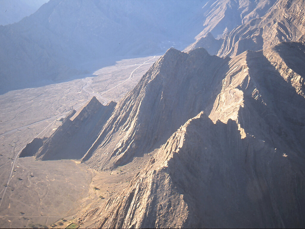 Anflug nach Khasab / Approach to Khasab