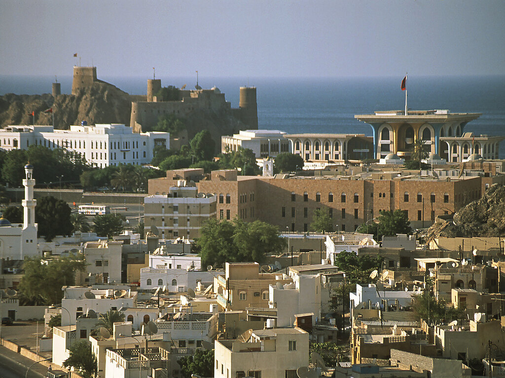 Blick auf "Alt Maskat" / View on "Old Muscat"