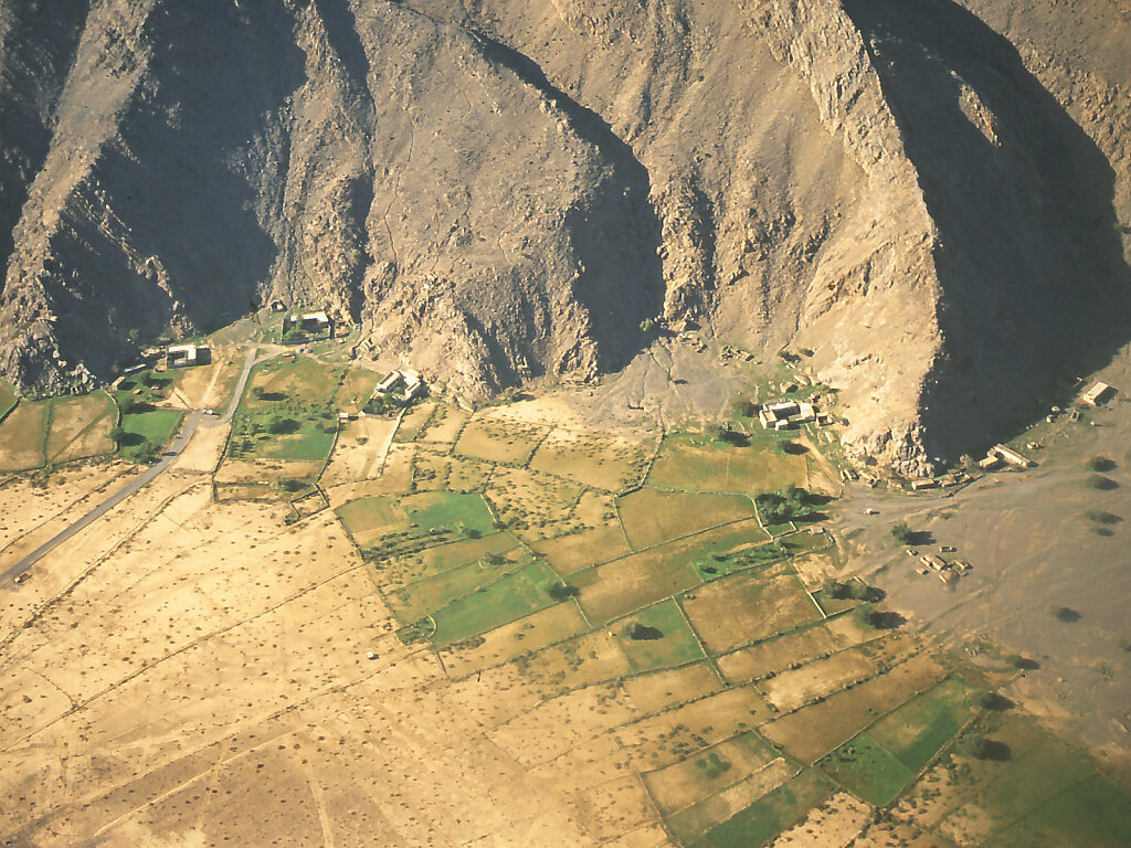 Anflug nach Khasab / Approach to Khasab   